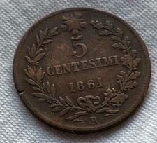 Centesimi 1861 vittorio - -,