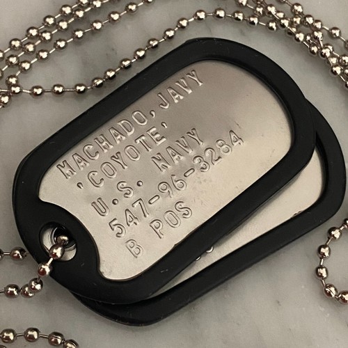 Set piastrine militari coyote - piastrine,