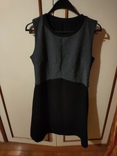 Abito Vestito Corto Nero Tg. M