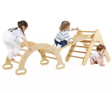 Set triangolo arrampicata 3JT legno blu triangolo arrampicata set interno esterno