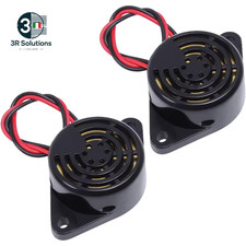 Cicalino Piezoelettrico Da 2 Pezzi, Allarme Cicalino Icstation 12V Segnale Acust