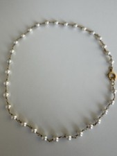 Collana Oro 18 Kt Perle Giapponesi 6 Mm
