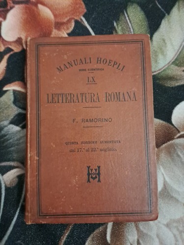 1898 manuale hoepli - ,