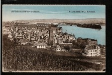 Cartolina rüdesheim rhein - cartolina, am