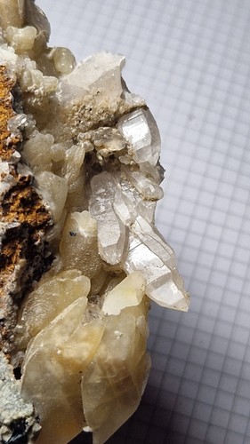 Minerale punte quarzo calcite - minerale@,