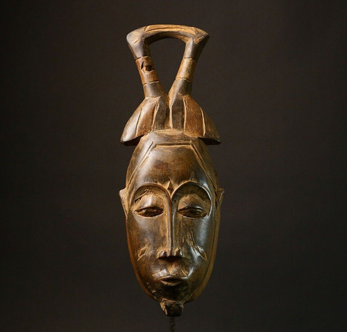 Maschera africana gomma - in,