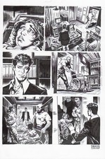 PAOLO MARTINELLO -  Tavola originale Dylan Dog  n.335 "Il Calvario" p.41