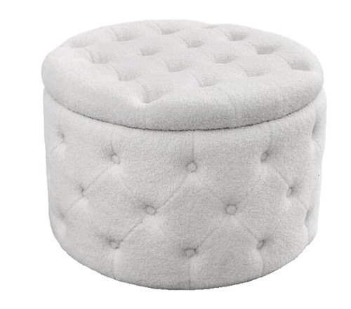 Pouf contenitore velluto - contenitore,