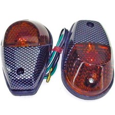 COPPIA FRECCE TNT  CARENA FUME' CARBONIO