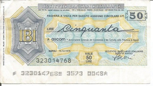 Italy lire 1976 - italy,