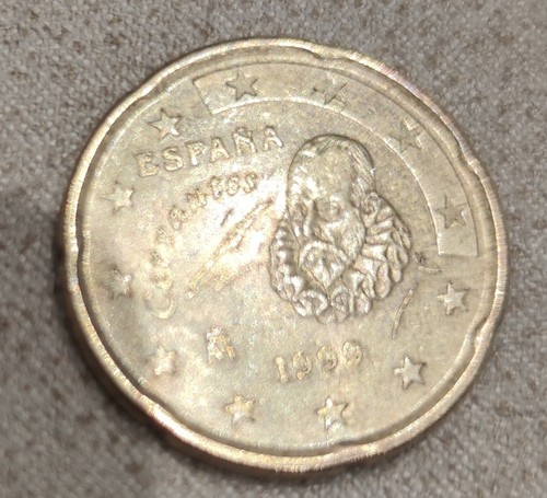 Moneta centesimi spagna - moneta, 20