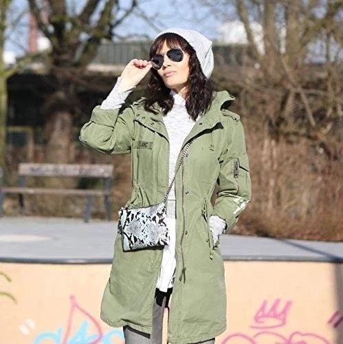 Giacca donna cotone verde i - giacca,