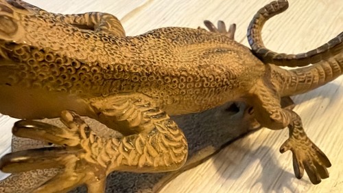 Vintage iguana metallo - , pesante
