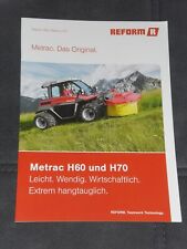 REFORM METRAC H60, H70 Mähtraktoren Prospekt von 09/2021 ( 25096 )