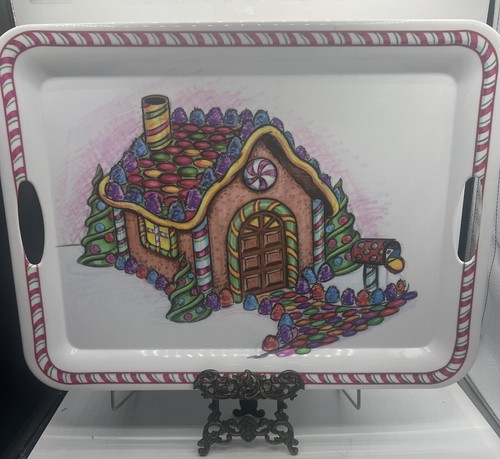 Melamine christmas tray - melamine,