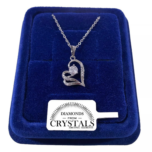 Collana cuore stilizzato - collana,