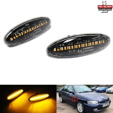 2x Luce Ripetitore LED Indicatore Laterale Trasparente per Ford Cougar Escort Mondeo Scorpio