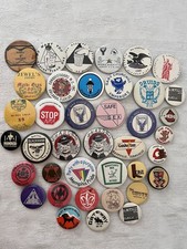 Lotto 39 spille vintage gay moto club biker bottoni anni 80 90 pelle