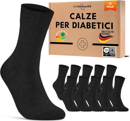Paia calze diabetici senza - 10,