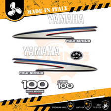 Decalcomania Adesivi Motore Fuoribordo Yamaha 100 cv - Four Stroke F100 BIANCO