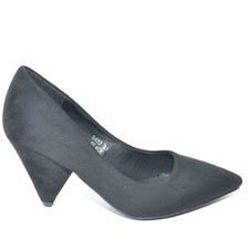 Decollete nero camoscio a - decollete,