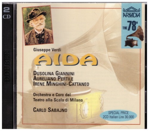 Verdi aida carlo sabajno - -, /