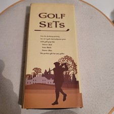 Set Penna Mazza da Golf - Mini Scrivania Putting Verde Ufficio Scrivania Giochi Regalo