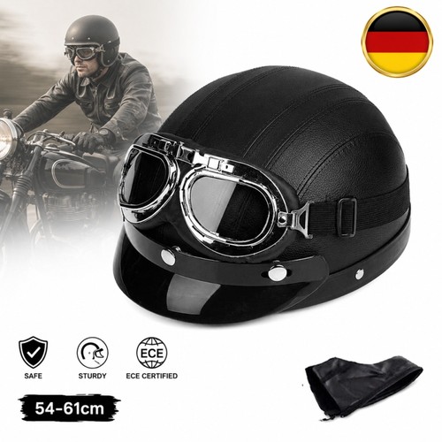 Casco retrò mezza calotta - casco,