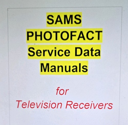 Sams photofact 2377 manuale - sams,