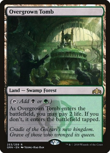 Magic mtg overgrown tomb - magic, nm