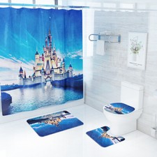 Tappeto bagno stampa castello