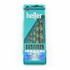 Set 6pz punte trapano HSS
