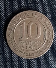 10 French Francs 1989 Nickel