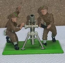 Soldatini Britains Deetail LTD WW2 English Mortar Scala 1/32 