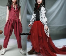 Completi Bambina Vestiti Camicie Pantaloni Girl Sets Dress Pants GSET11029-30