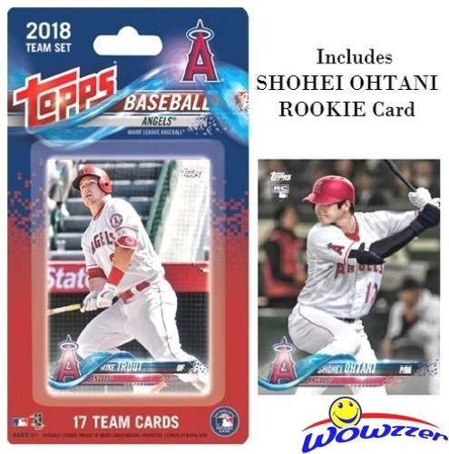 2018 topps angels - angels, esclusivo