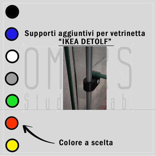 12x supporti ikea detolf per - 12x,