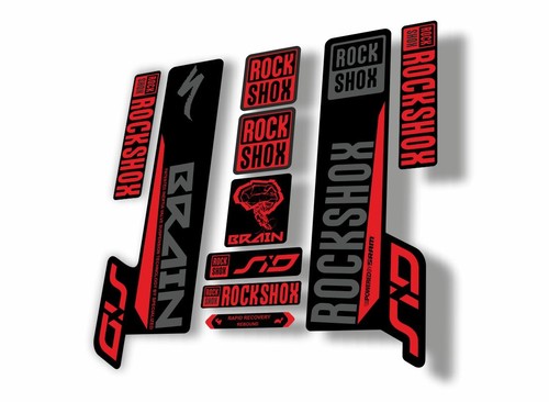 Adesivo decalcomania rock shox - adesivo,