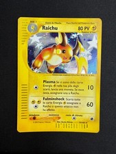 Pokemon Raichu 25/165 Expedition Rara Holo Unlimited Wizards ITA Carte Vintage