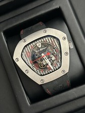 Tonino Lamborghini Uomo 'Spyderleggero' Scheletro Dial Automatic Watch TLF-T06-2