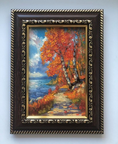 Dipinto olio originale - , con