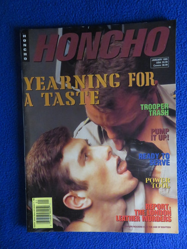Honcho gay themed magazine - honcho,