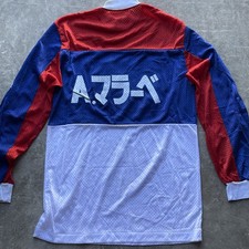 Maglia maglia motocross Andre Malherbe Honda anni 80 vintage campione del mondo Giappone