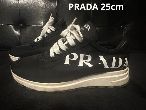 Prada sneakers logo tessuto - prada,