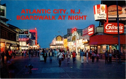 Cartolina atlantic city - cartolina,