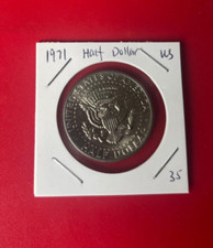 1971 KENNEDY MEZZO DOLLARO ~