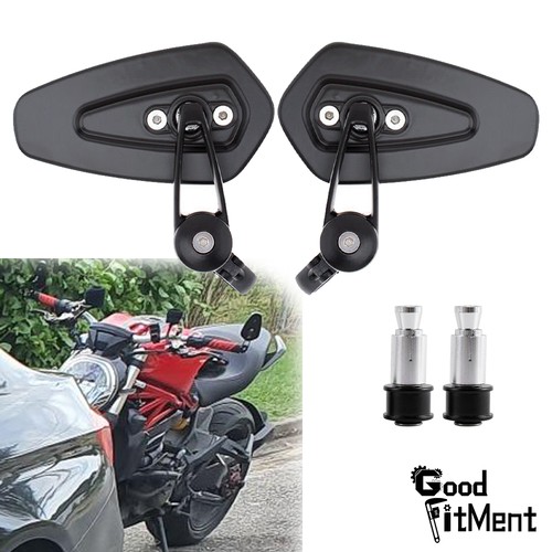 Motorcycle bar end rearview - bar,