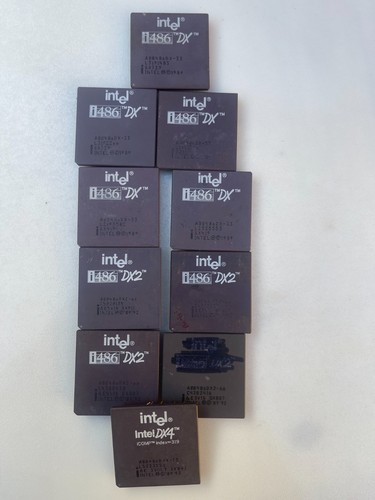 Vintage intel i486 dx2 - dx,
