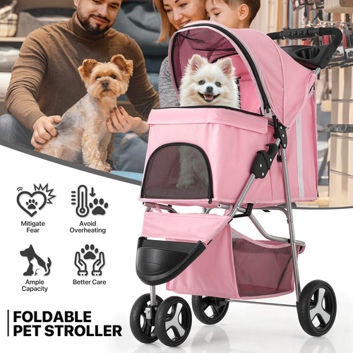 Passeggino per cani - cani, pieghevole