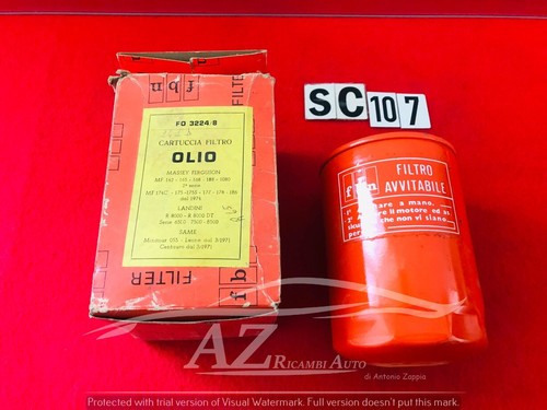 Filtro olio massey - olio, ferguson